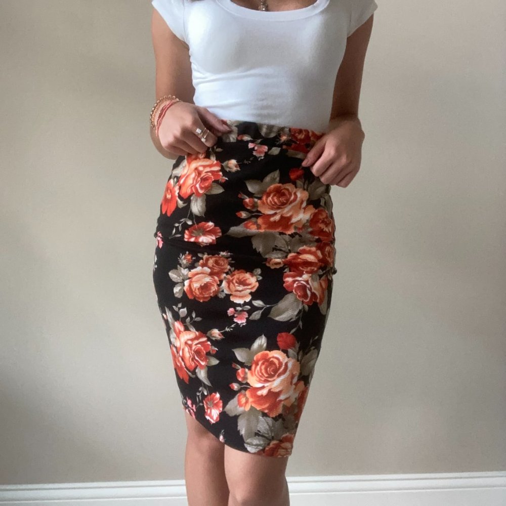 Fashion Magazine Rose Skirt